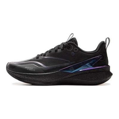 Li Ning Chaussures de Running pour Enfants Rabbit 8 Pro Mode Confortable Antidérapantes Rebond Légères Absorption des Chocs Chaussures de Running Chaussures de Running pour Homme Noir YKFV130-1