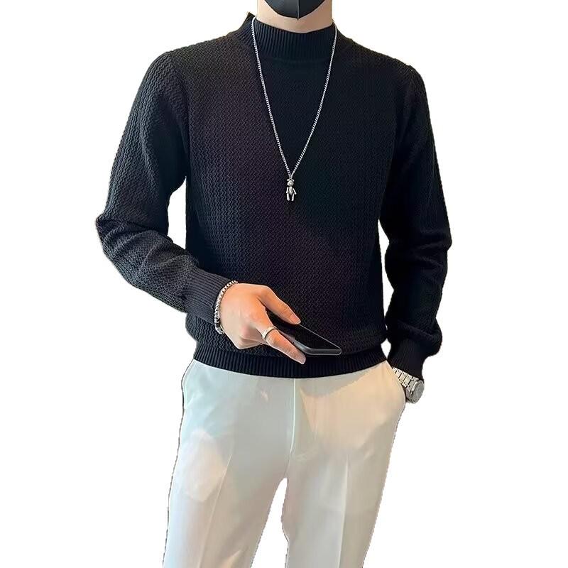 Men's Harajuku Style Sweater - Trendy, Artistic & Versatile Knitwear