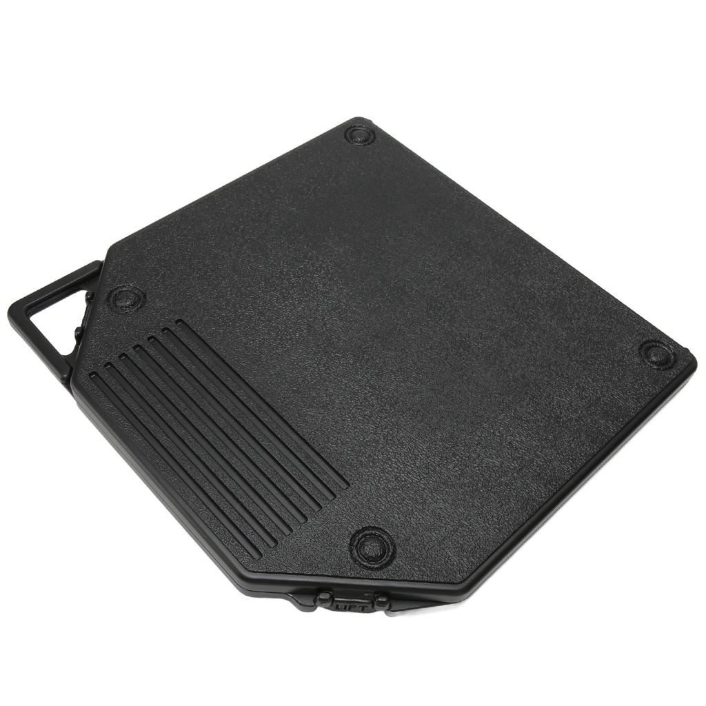 10 Inch Empty Tape Reel Storage Box Scratch Resistant Full Protection Open Reel Sound Tape Box for Sound Tapes Black