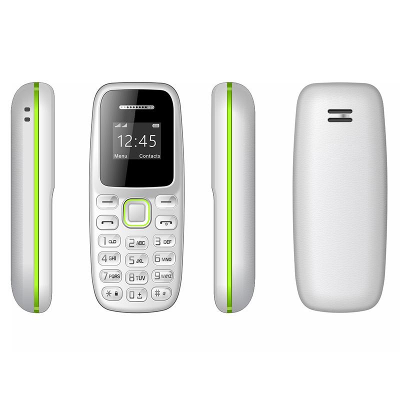 

BM310 0,66-дюймовий екран 2G GSM Мобільний телефон Dual-SIM Mini Bar Phone White