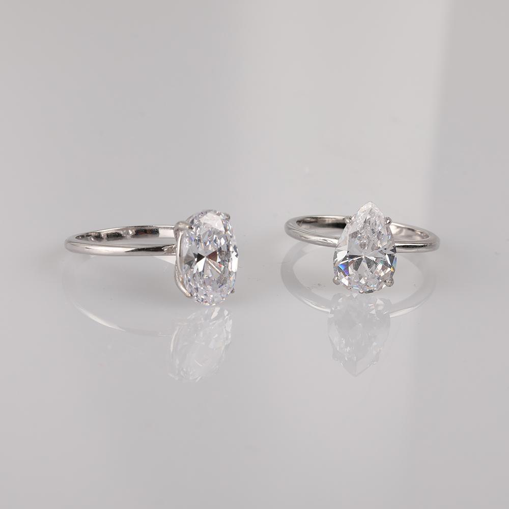 2025 New 316L Stainless steel Wedding Ring for Women Dazzling Zirconia Luxury Lady Accessories Bridal Jewelry Wholesale Not Fade