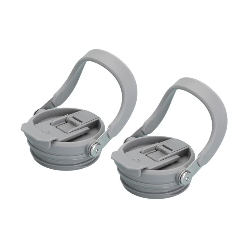 Double Spouts Drinking Lid Cover Leakproof Seal Handle Straw Lid for Spill Prevention Portable Car Cup Lid Enduring
