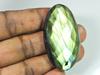 29X52X10MM Checker Cut Labradorite Oval Cabochon Loose Gemstone 102Cts. SK-1552