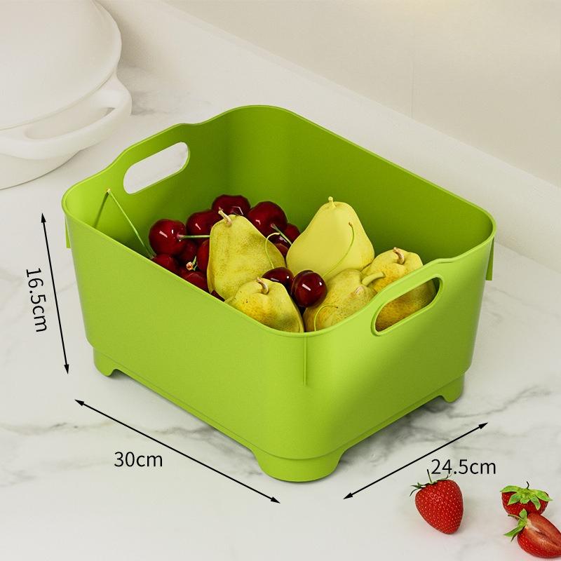 Portable Draining Basket, Large-capacity Kitchen Washing Basin, Sink, Washing Basket, Dishwashing Chopsticks, Fruit Washing Basin