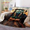 Retro Tractor Car 3D Truck Soft Flannel Blanket for Beds Bedroom Sofa Picnic ,Throw Blanket for Cover Outdoors Leisure Gift
