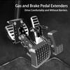 1 Pair Gas and Brake Pedal Extenders Adjustable Length & Angle for Short Drivers People, Kart, Ride On Toys, Driving Cars