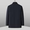 Men's Plus Size Mid-Length Lapel Windbreaker