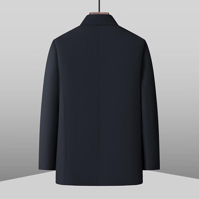 Men's Plus Size Mid-Length Lapel Windbreaker
