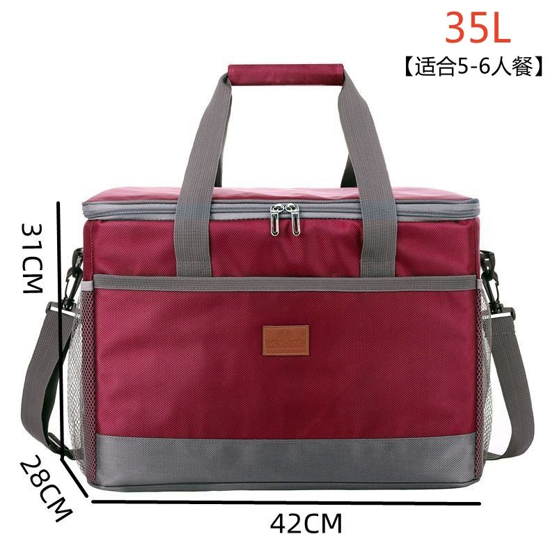2025 Thickened Insulated Bag Ice Bag Ice Bag Fresh Storage Bag Large Capacity Waterproof Picnic Box Outdoor Storage Bento Bag