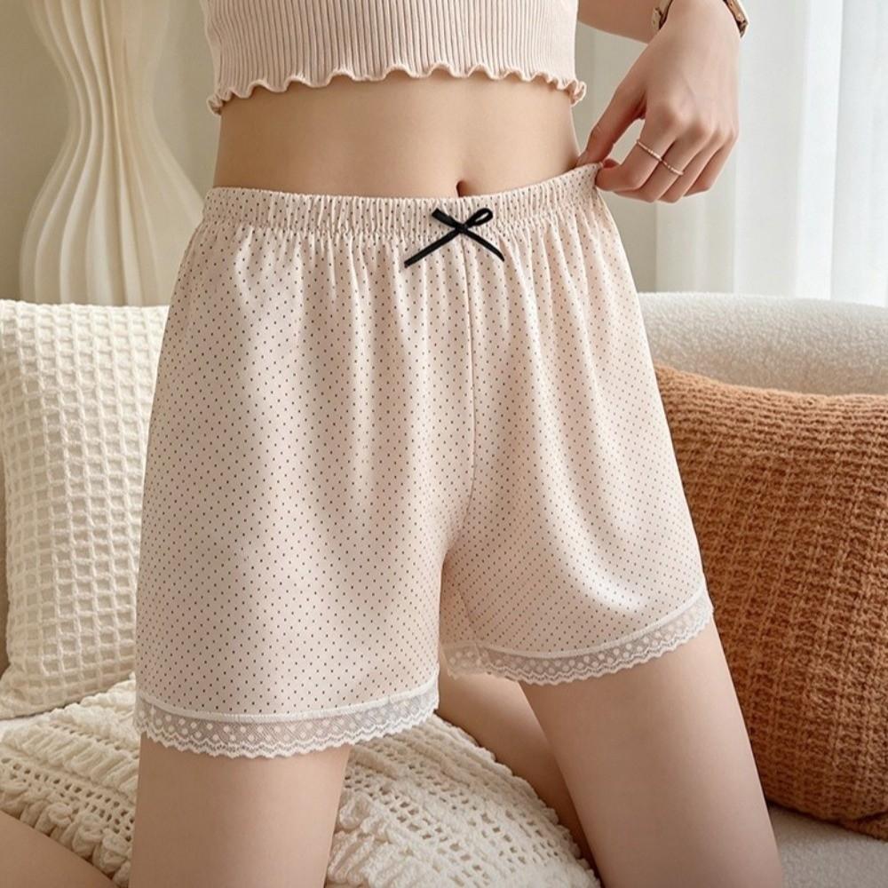 Wide Leg Sleep Shorts Soft Fabric Slip Shorts Skin-Friendly Safety Shorts Under Dresses