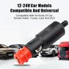 Universal 12V-24V Car Cigarette Lighter Plug Socket Power Plug Connection Cigaret Socket Adaptor Male Plug Accessories