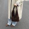 Borsa Versatile con Manico Superiore Donna Bohemian Frange Casual Mercato di Nicchia Secchiello Pelle Shopping Pendolarismo Borsa a Spalla