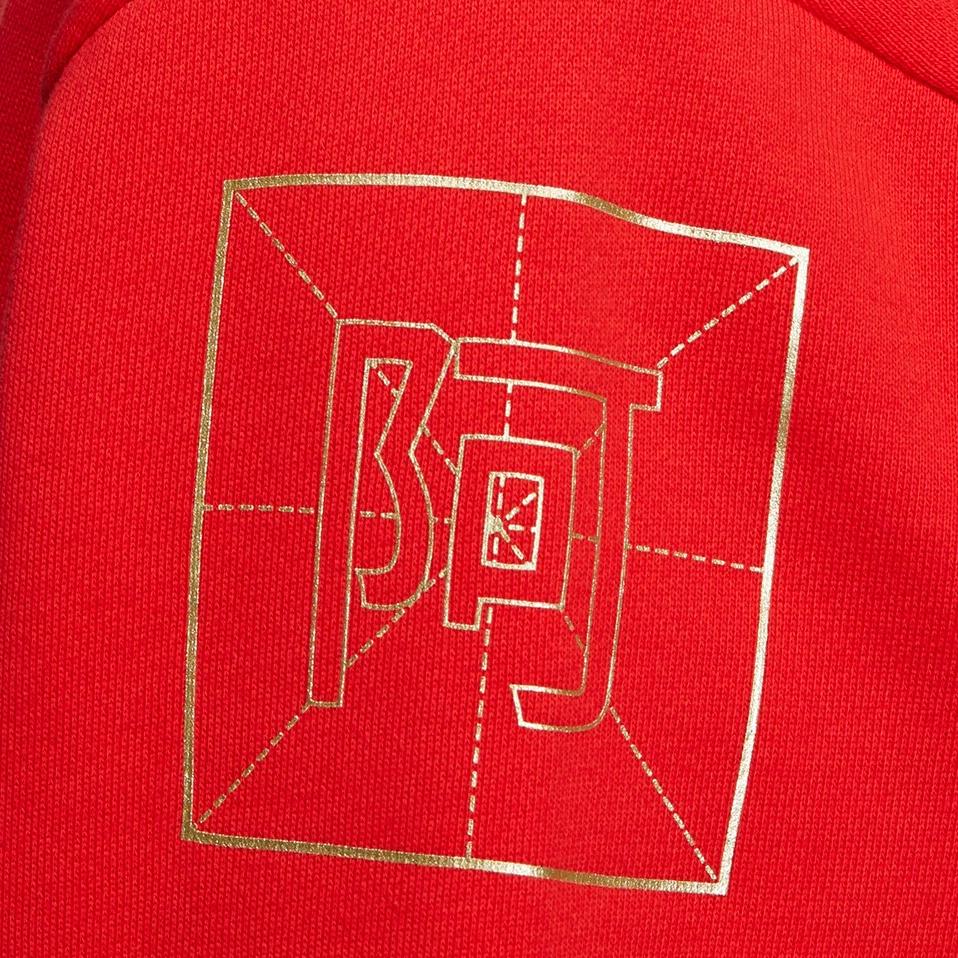 Adidas Neo Solid Color Round Neck Sports Sweatshirt Men Sweatshirt Orange-Red GP4825