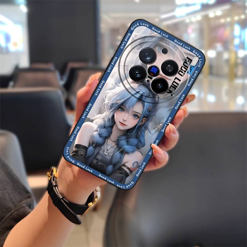 Back Cover Waterproof Phone Case For VIVO X200 Pro Full Wrap Protective Cute Fashion Design Cover Anti-dust Durable TPU