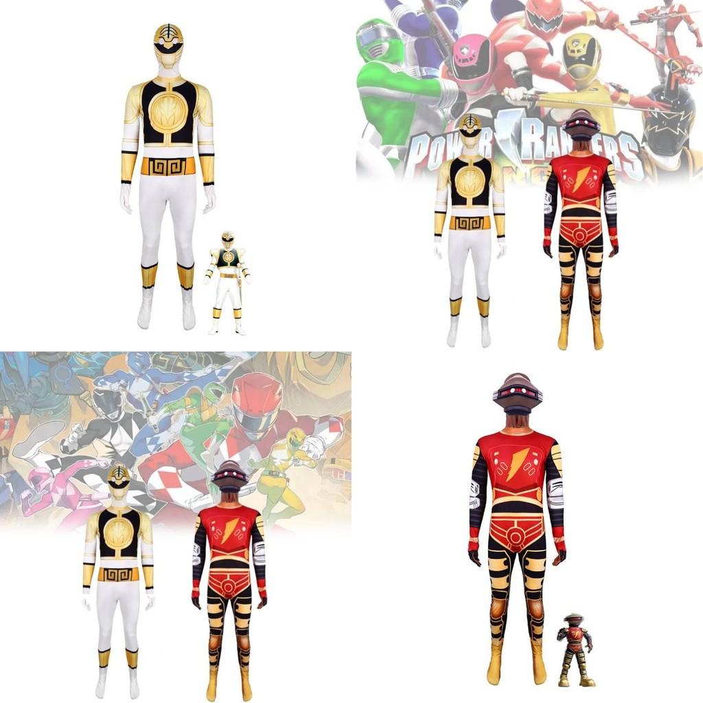 Mighty Morphin Power Rangers Dinosaur Cosplay Suit For Kids Halloween Costume Party