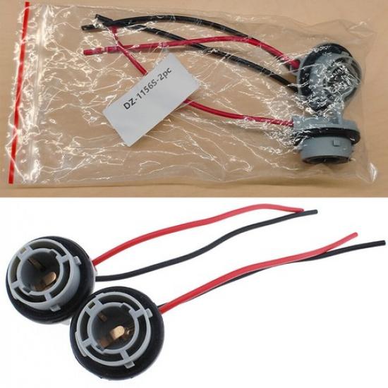 Universal Pigtail Wire Socket Female S 1156 Rear Two Signal Harness Turn For