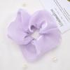 Lystrfac Letter Organza Oversized Scrunchie Women Rubber Bands Elastic Hair Bands Hair Tie Ponytail Holder Hair Accessories