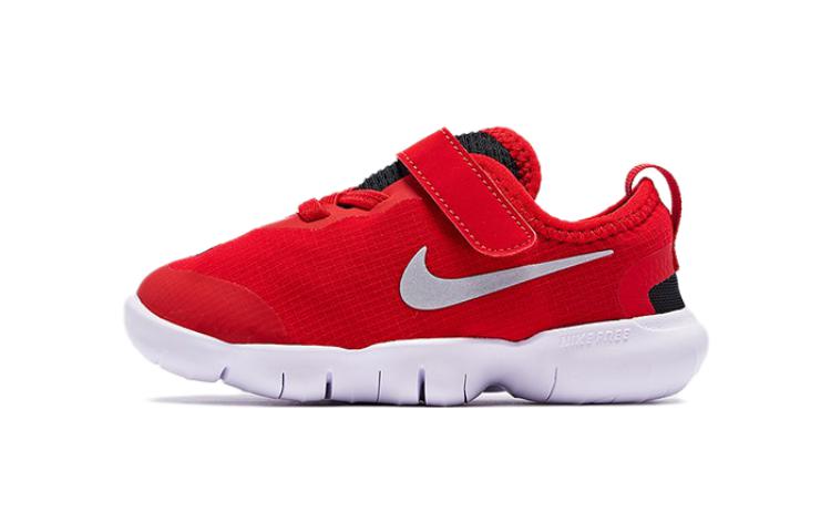 

Nike Free RN 5.0 Abrasion Resistant Low top Running Shoes Red White Infant And Toddler CJ2080-600 22