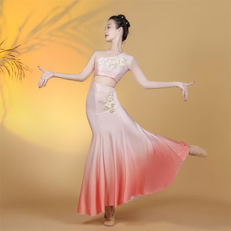 Women s Dai Dance Performance Fishtail Dress XL