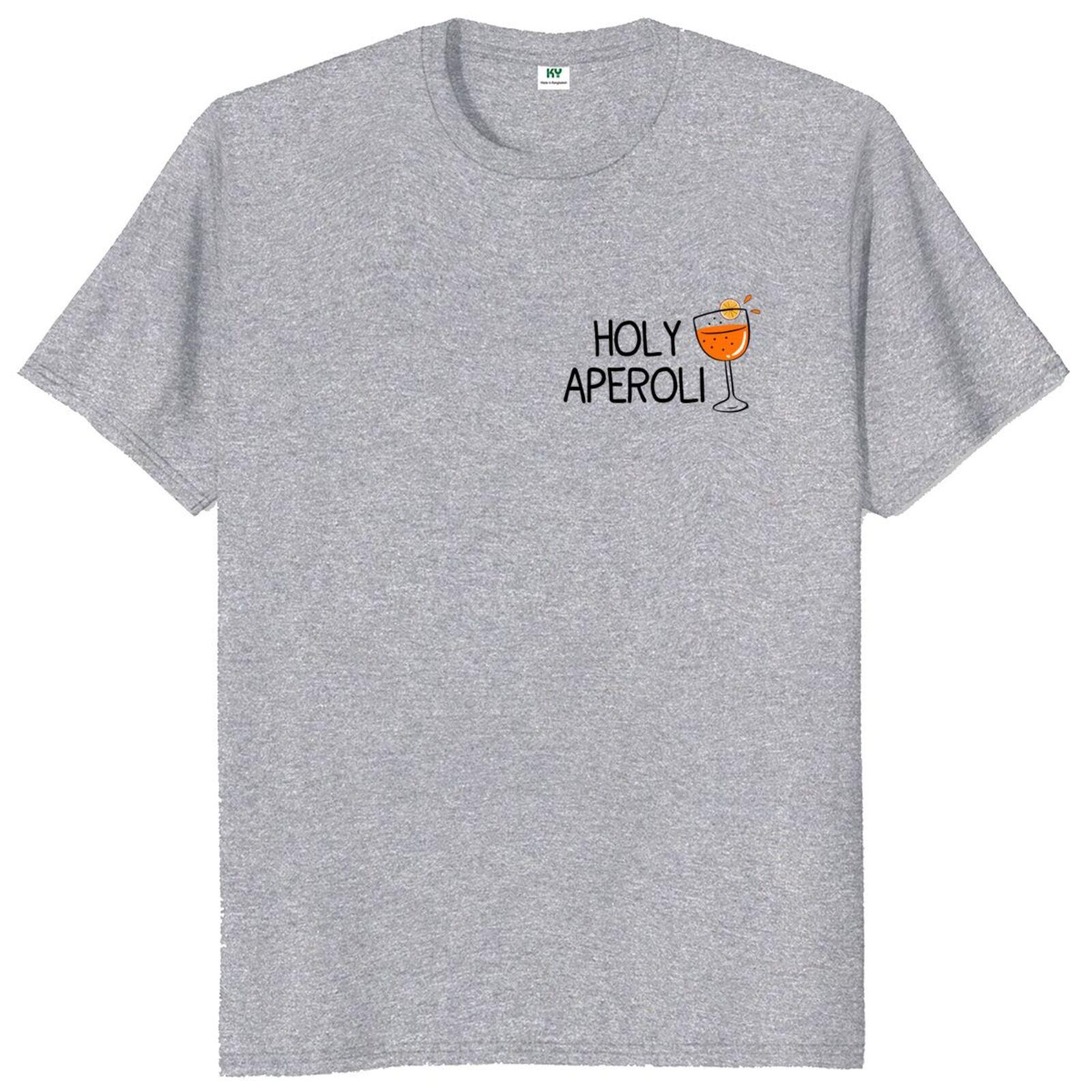 

Summer Tshirts Holy Aperoli T Shirt German Aperollin Summer Drink Party Gift Tops Cotton Unisex Oneck Tshirts Men tee shirt 4XL