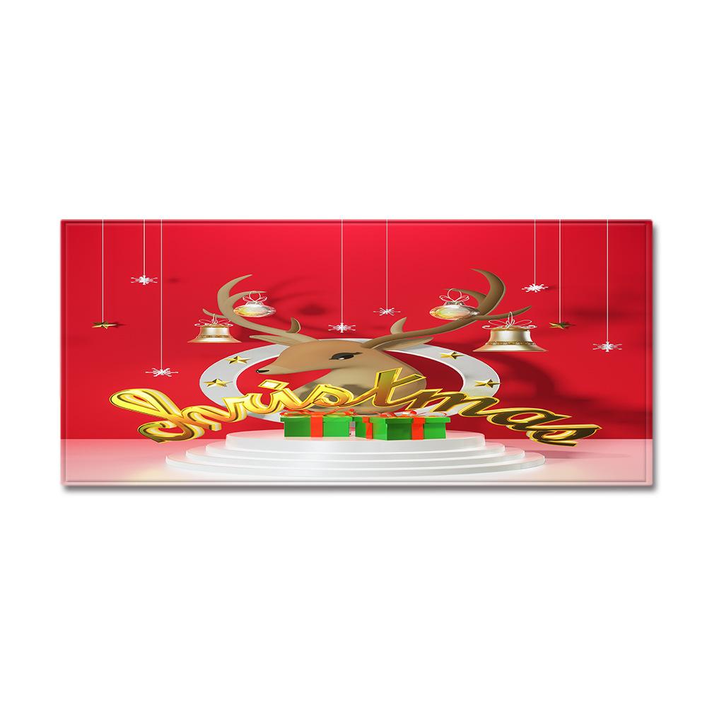 Christmas Household Bathroom Absorbent Non-Slip Mat Living Room Kitchen Sand Carpet Doormat Long Floor Mat