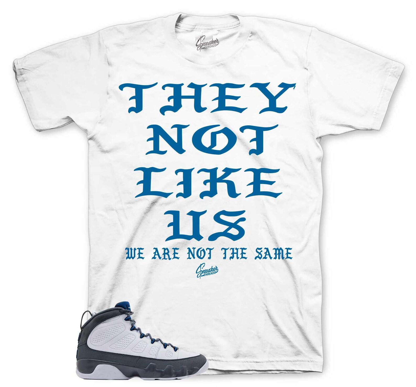 Shirts To Match Retro 9 Flint Grey - Not Us Sneaker Tee XL
