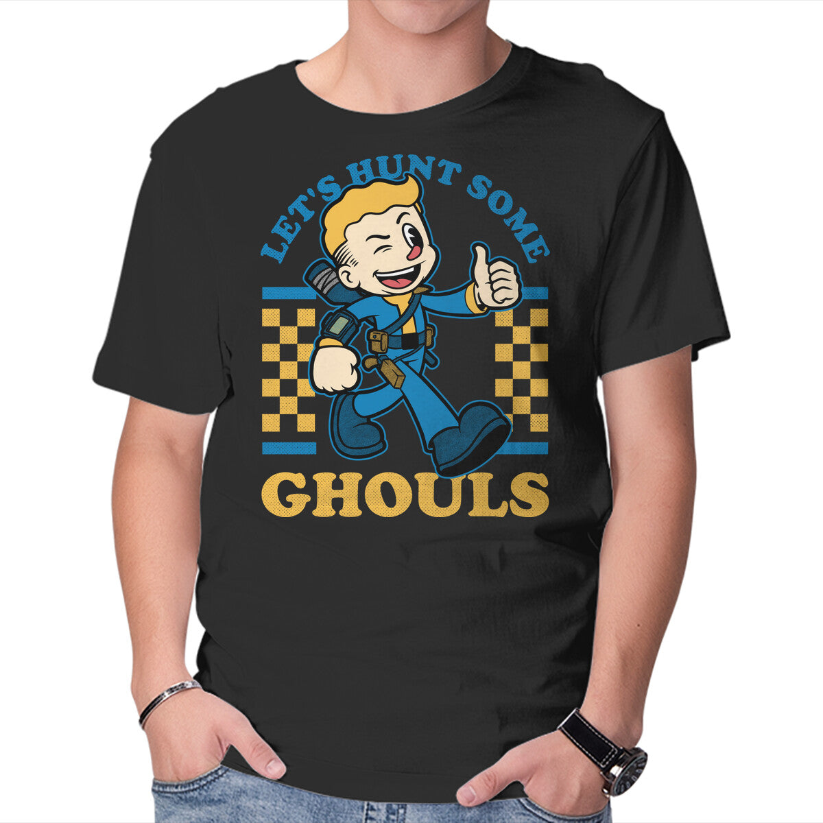 Unisex Crew Neck T-Shirt Game Mascot Tech Boy Graphic Short Sleeve Casual Tee M