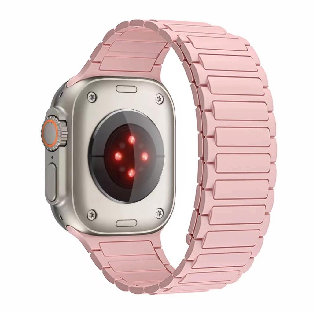 Silicone Magnetic Band for Watch Strap Ultra 3 2 49mm 46mm 45mm 44mm 42mm 40 41mm Bracelet IWatch Series 11 10 9 8 7 6 SE