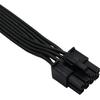 1× PCI-e 8 Pin To DUAL 8 (6+2) Pin Power Cable For CORSAIR AX Series Modular PSU