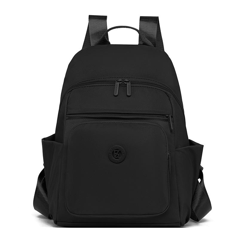 Schoolbag1011 New Women's Backpack, Nylon Cloth, Korean Style, Fashionable, Minimalist, Large Capacity, Multifunctional Casual Travel Backpack