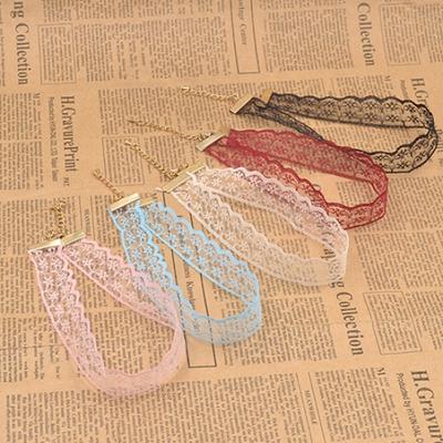 Punk Spitze Frauen Halsband Halskette Gothic Schmuck Braut Boho Charme