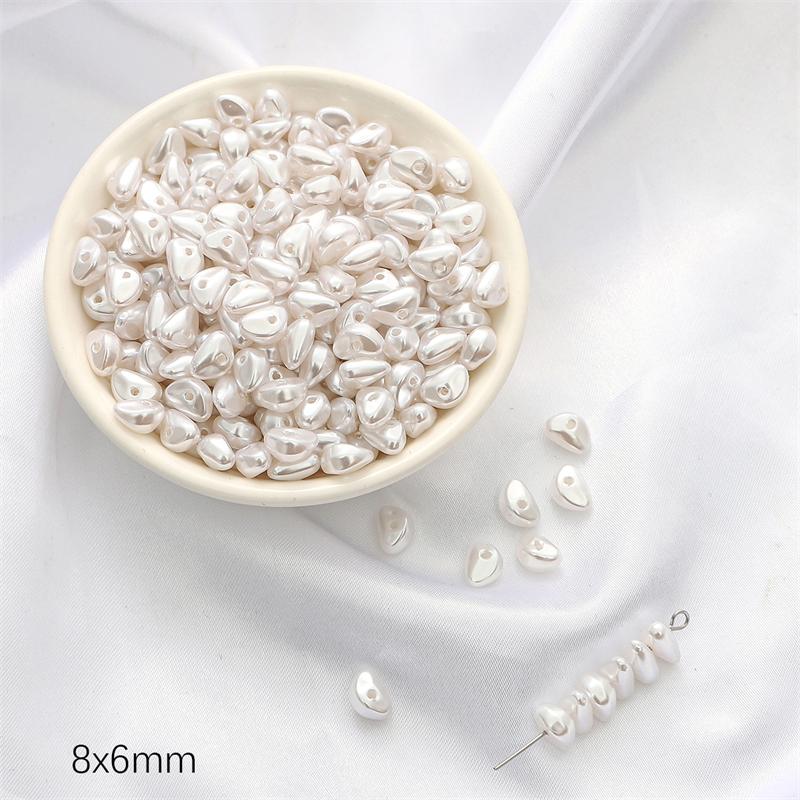 Irregular ABS Imitation Pearls Beads Acrylic Loose Beads for Jewelry Making DIY Necklace Earrings Hairclip Bracelet Necklace