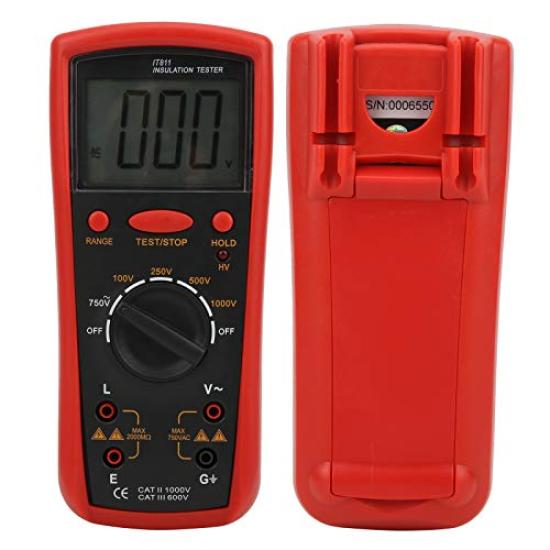 IT811 Insulation Resistance LCD Resistance Resistance Ground Resistance Battery Auto Wide Test Data Insulation Resistance Tester Tester, Meter, Meter,