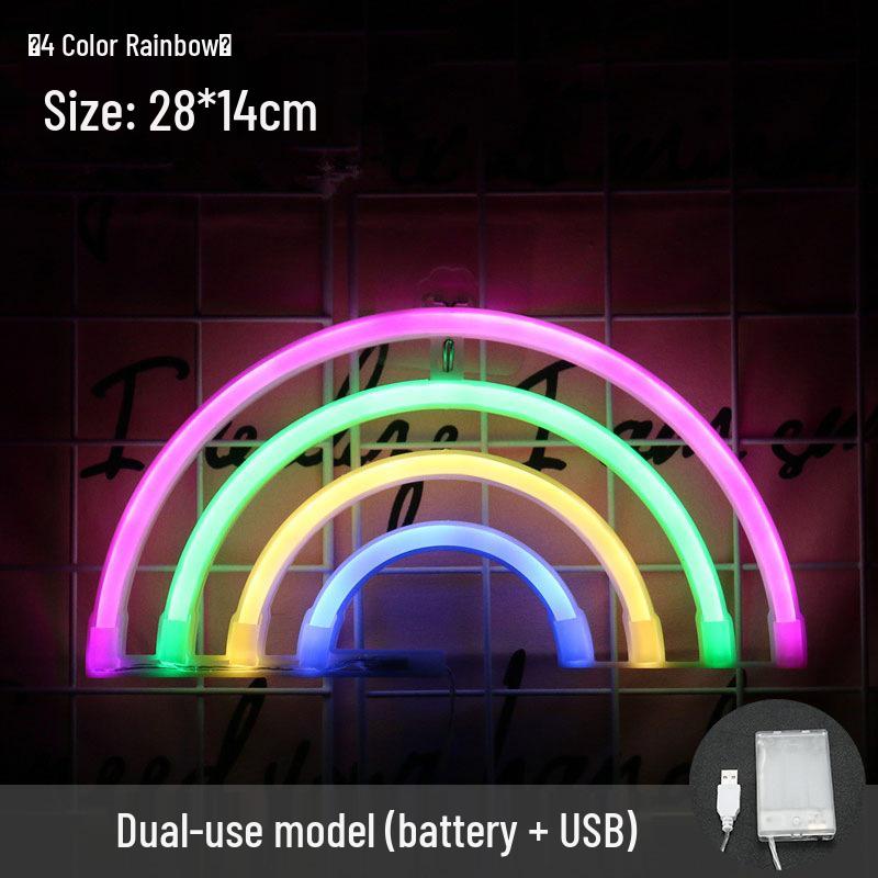 Trendy LED Neon Night Light Sign for Wall Décor