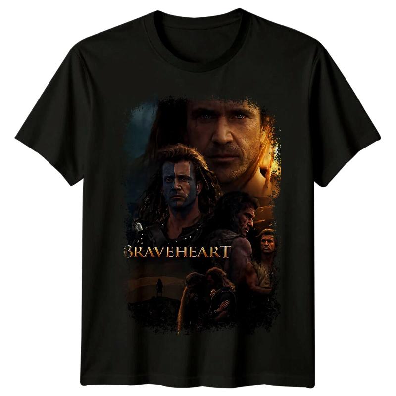 Braveheart () movie poster inspiration Tshirt retro s Tshirt suitable for both Unisex and Women S