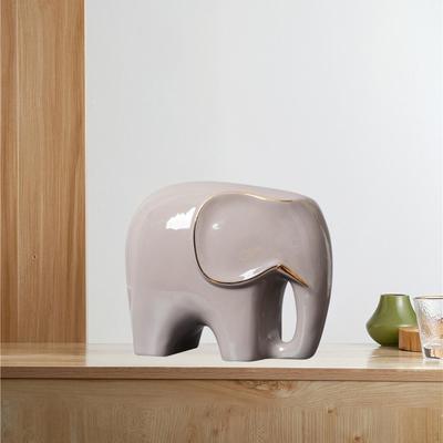 Artisanal Ceramic Elephant Sculpture for Stylish Home Decor
