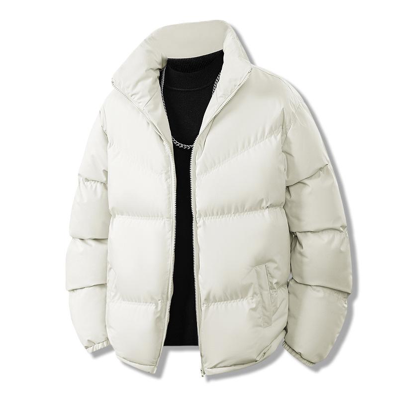 Men's Winter Stand Collar Thick Cotton Jacket - 2025 Fashionable, Warm, Casual Trendy Coat