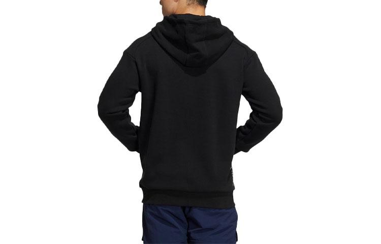 Adidas Sweatshirts Men's Black Hooded Moderate Regular HG6586