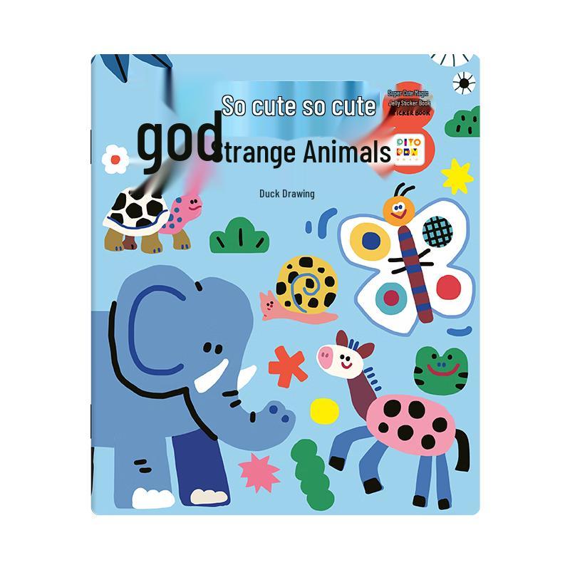 PIYO PEN Reusable Jelly Sticker Book