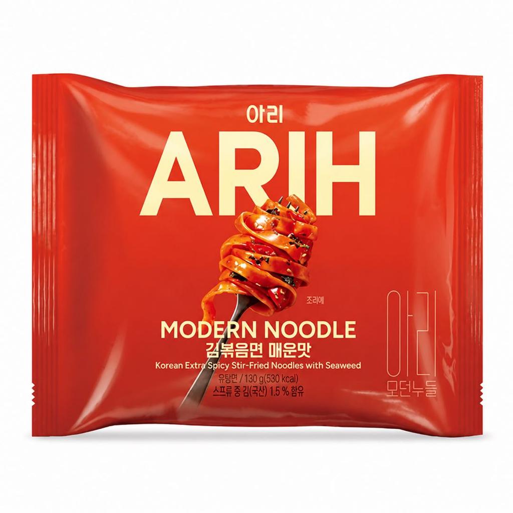 Edição Colaboração BTS ARIH Macarrão Sabor Moderno, Macarrão Misto Frito 130g 1pacote