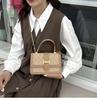 2023 European & American Retro Women's Shoulder Bag Crossbody Handbag - Fashionable Temperament Small Square Bag