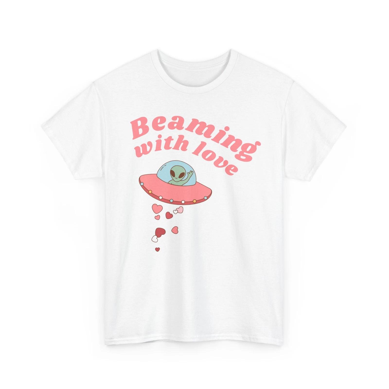 UFO Graphic Tee | Alien T-Shirt | Trendy Sci-Fi Spacewear XL