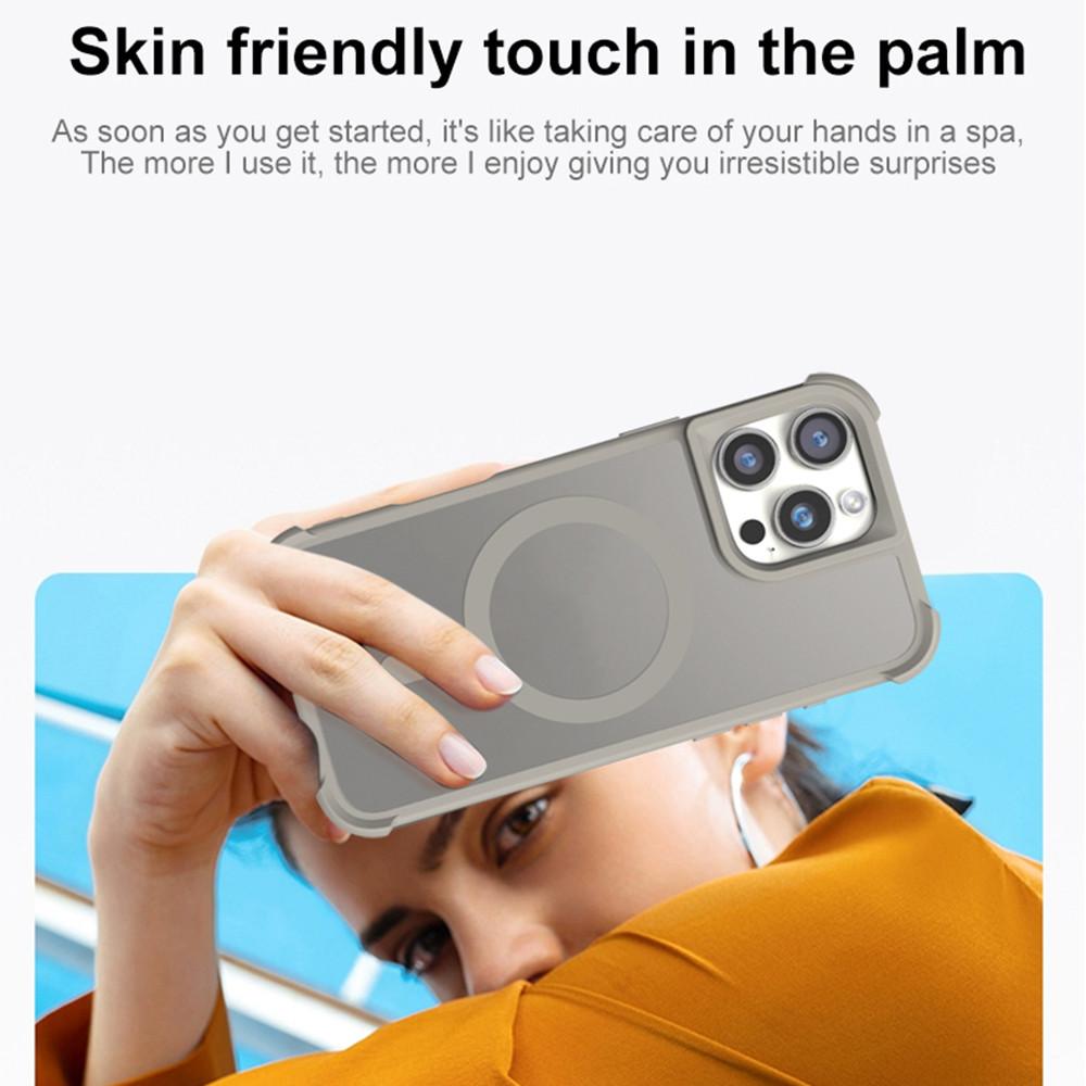 For iPhone 14 Pro Case Compatble with MagSafe Skin-Touch TPU+PC Phone Cover
