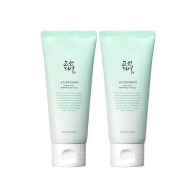 [1+1] Green Plum Refreshing Cleanser 100ml × 2 – Gentle Low-pH Gel Cleanser Duo