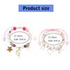 Lightweight Adjustable Chain Bracelet With Sparkling Star Elf Charm Faux Pearls Design For Casual Party Occasions