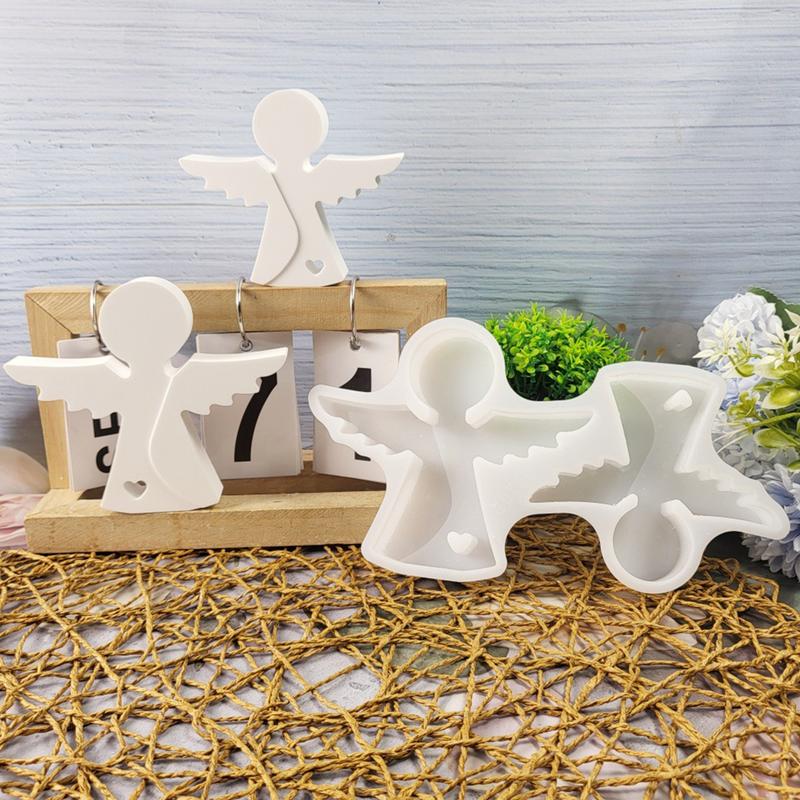 Angel Mold For Resin Reusable Silicone Molds Candle Making Molds Soft Silicone Easy Release Candle Molds For Coffee Table