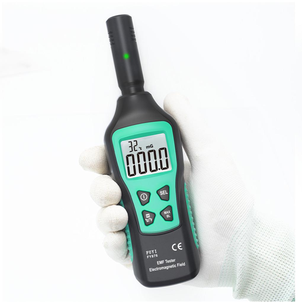 Digital Display Electromagnetic Tester Portable LCD Screen Detector