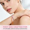MECCANIXITY Braided Rope Bracelet Adjustable Woven String Bracelets