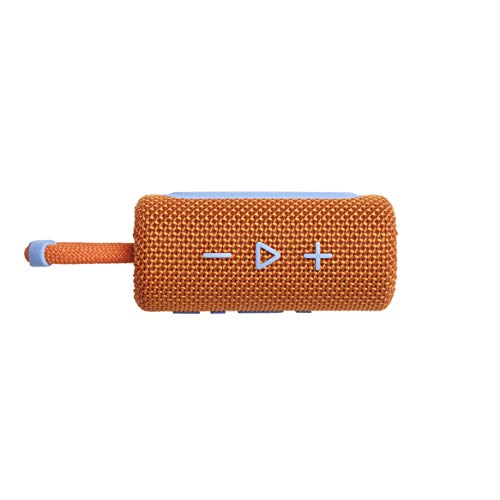JBL GO3 Bluetooth Speaker, USB C Charging, IP67 Dustproof and Waterproof, Passive Radiator, Portable, 2020 Model, Orange, JBLGO3ORG