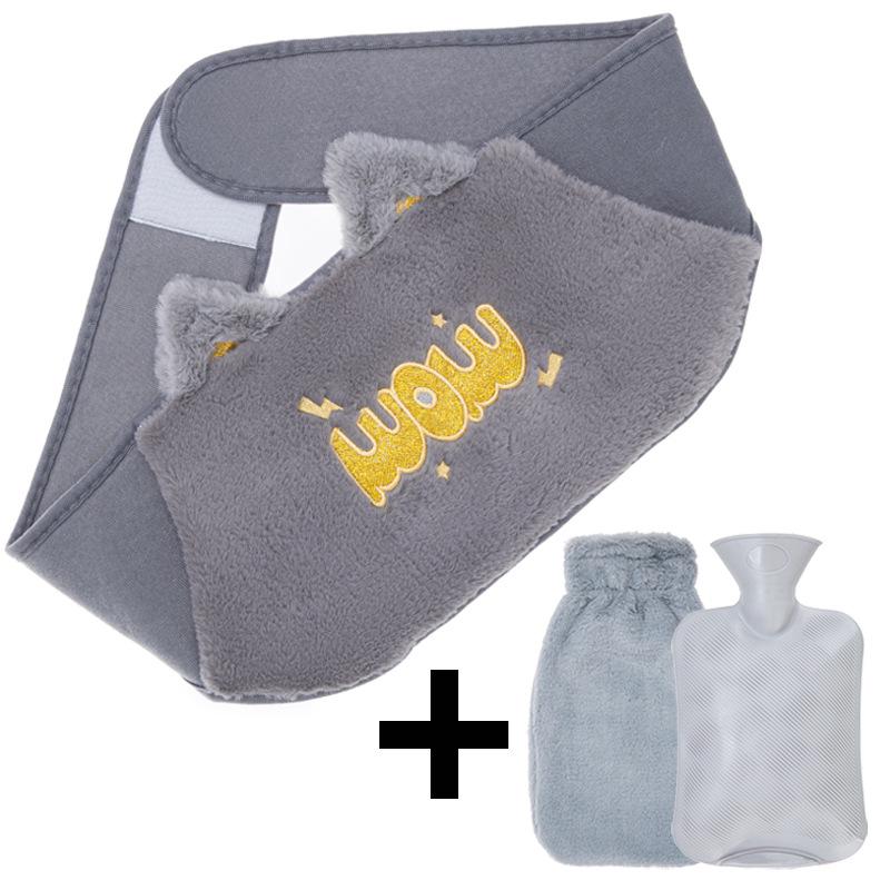 Set Protector Călduros Talie și Abdomen – Sticlă cu Apă Fierbinte Piese Three-Piece Încălzitor de Iarnă